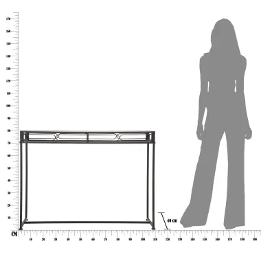 Konsola ESSENTIAL 110x40x80 cm